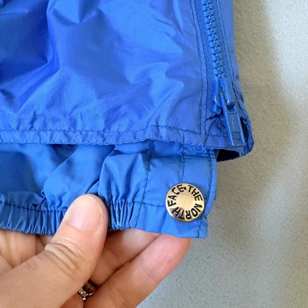 North Face Extreme Gore-Tex Ski Suit Jacket Bibs Blue Vintage Kids Youth 8 USA